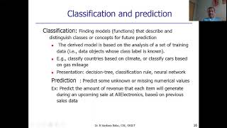classification and prediction