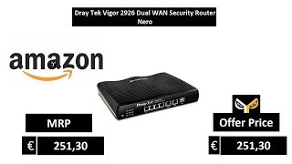 Dray Tek Vigor 2926 Dual WAN Security Router Nero