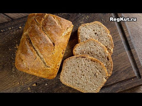 Wheat bread on sourdough is a recipe for homemade bread without yeast. Healthy sourdough pastries