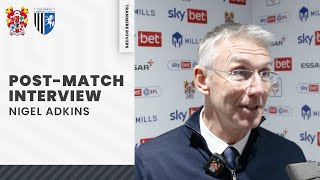 Post Match | Nigel Adkins (Gillingham H)