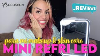 Mi Mini Refri con LED para mi makeup y skincare | Cooseon | Silviad8a