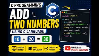 Program to Add Two Numbers Using C Language
