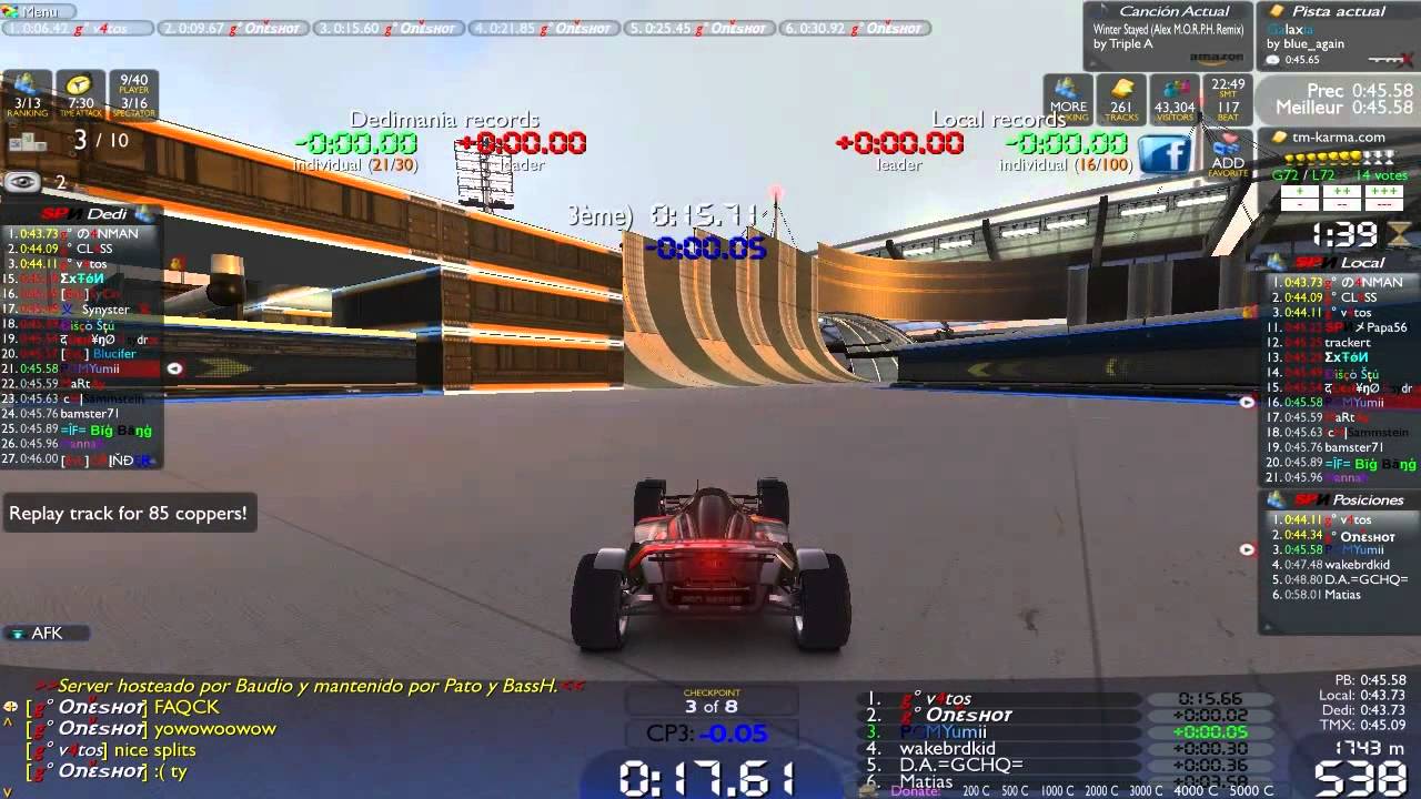 [TrackMania] Galaxa by blue_again | 10th Dedimania record [HD]