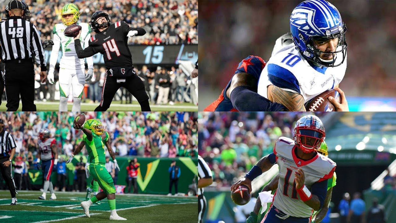 2020 XFL QB Rushing Touchdowns