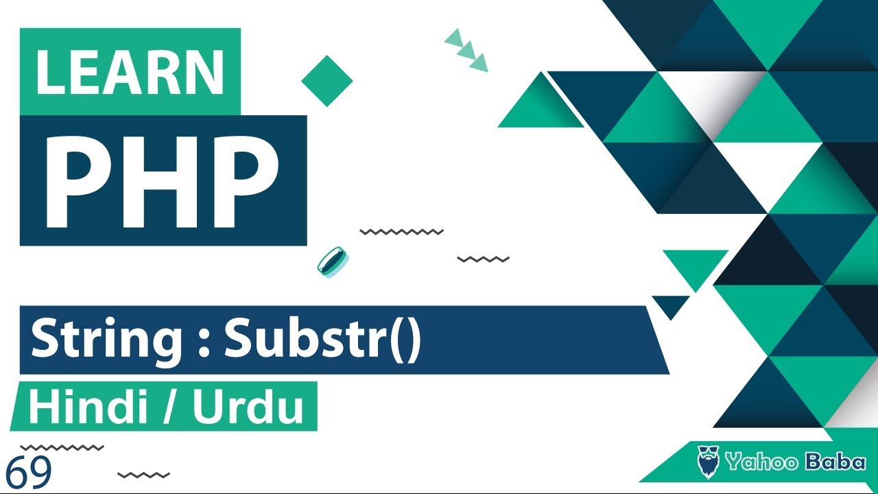 substring php  2022  PHP String Substr Function Tutorial in Hindi / Urdu