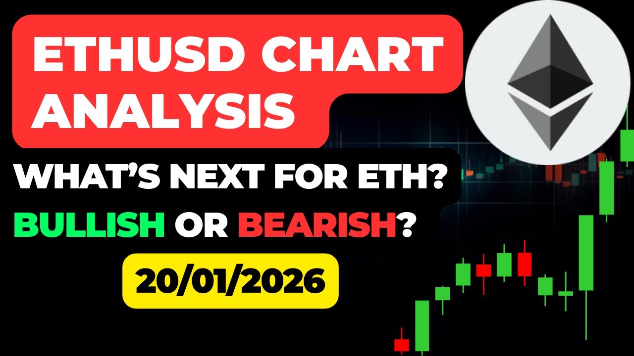ETHUSD LIVE ANALYSIS | What’s Next for ETH? | Bullish or Bearish? | Full Chart Review 20/01/2026