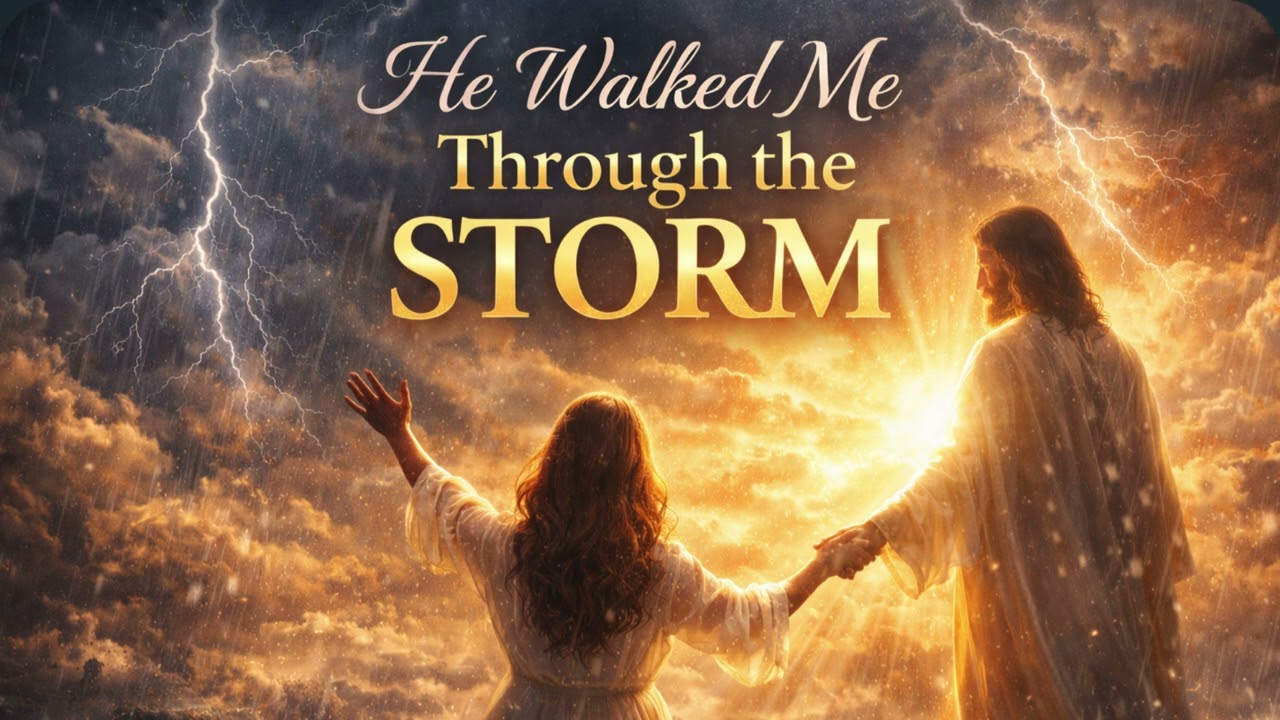 He Walked me Thru The Storm | Inspirational Gospel Song | Spiritual Worship Music