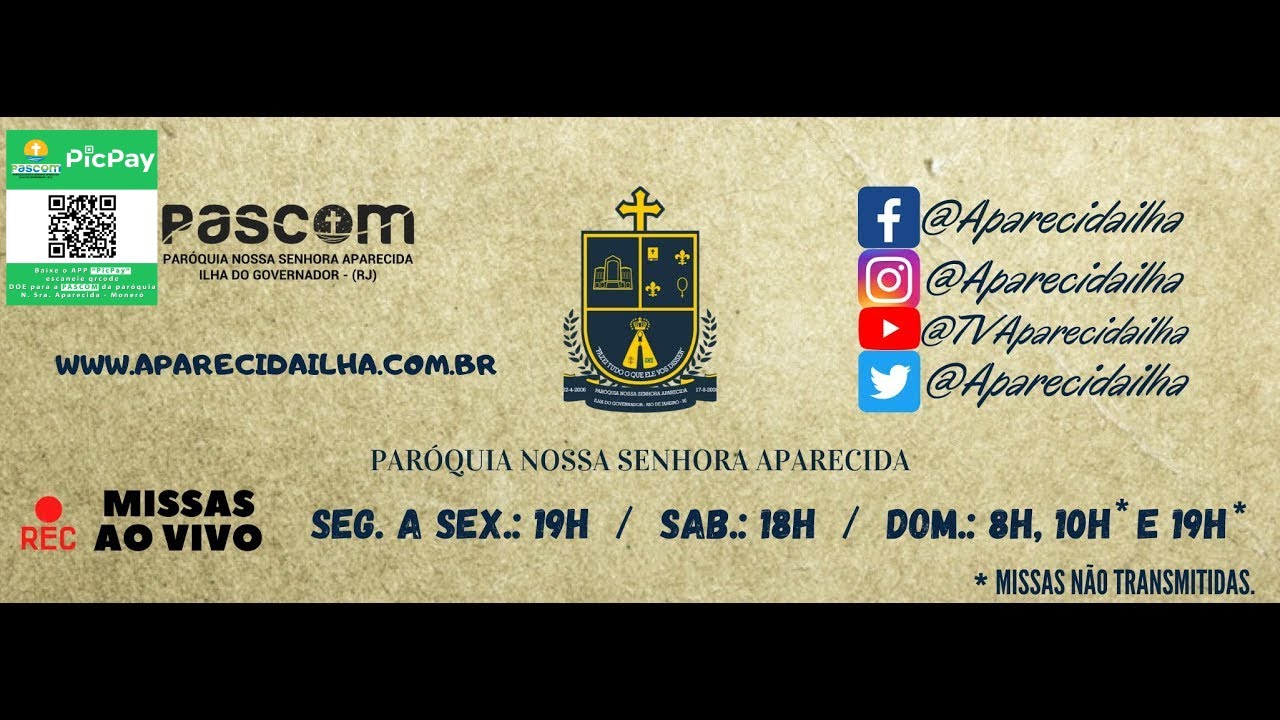 Ato Penitencial - Quarta Feira da Semana Santa - 19h - 13/04/2022