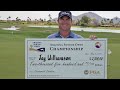 2018 Arizona Senior Open Champion - Jay Williamson