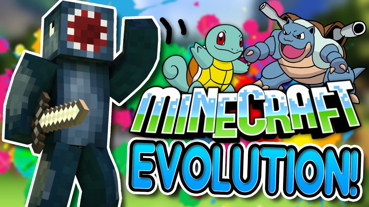 Minecraft - 'EVOLUTION' Mini Game! - CRAZY EDIT! - YouTube