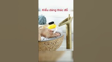Vòi lavabo thác nước thiết kế độc lạ😍 #sgci #voilavabo #thietbivesinh #thietbinhabep #thietkenhadep