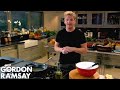 Gordon Ramsay Demonstrates How To Make A Chocolate Mint Cake