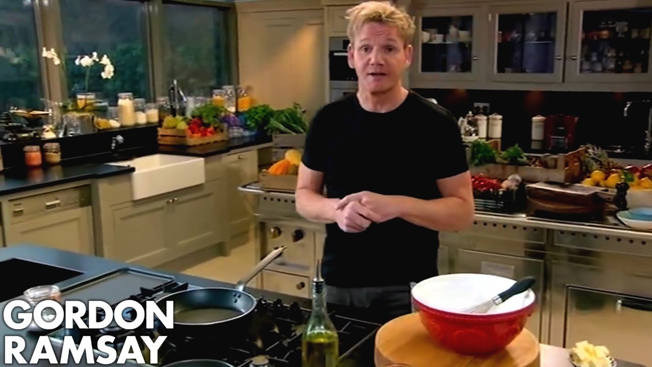Gordon Ramsay Demonstrates How To Make A Chocolate Mint Cake - YouTube