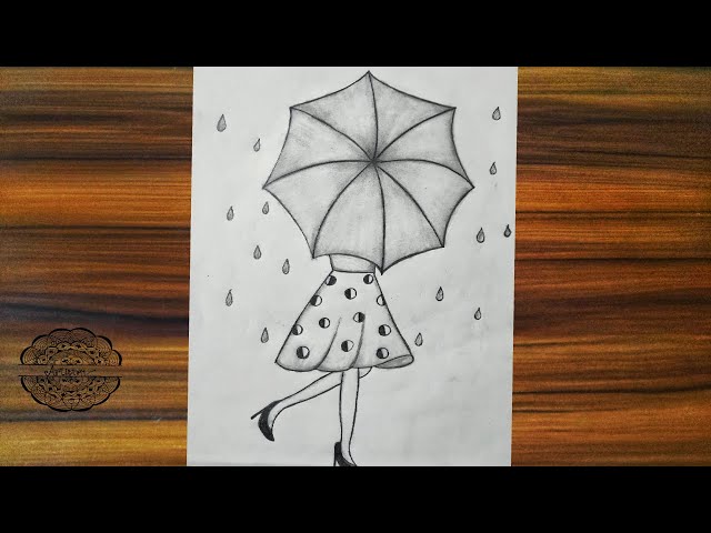 Woman With Umbrella Drawing Images – Browse 26,693 Stock Photos, Vectors,  and Video | Adobe Stock