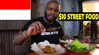 $10 Street Food Challenge in Indonesia 🇮🇩