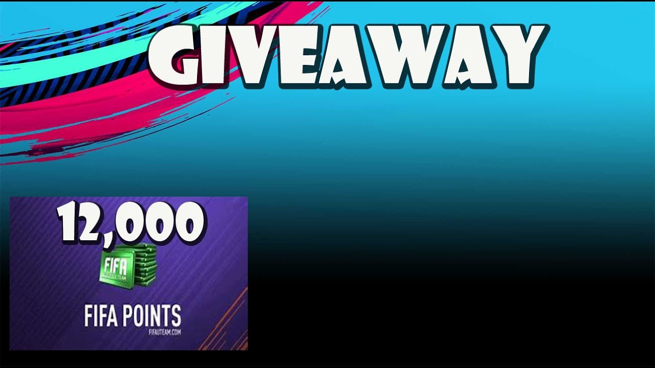 12k fifa points giveaway