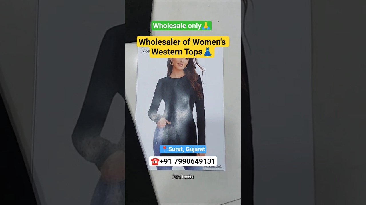 Wholesale Imported Western Tops In Surat | Surat Tops Market | Ladies Tops Manufacturer 