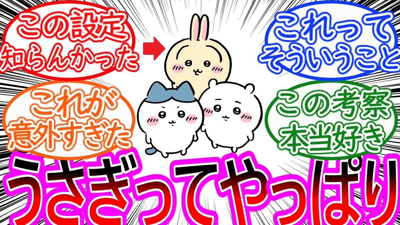 【ちいかわ】うさぎの「こういう部分」ってさ…に対する読者の反応集【ゆっくりまとめ】