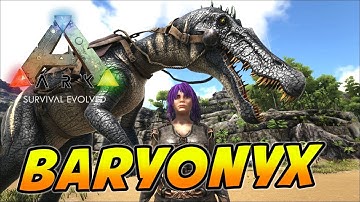 Baryonyx Tame & New Royalty Hairstyle!! - ARK Survival Evolved Ragnarok Map - Ep 6