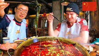 We are suffering in China…TRYING THE SPICIEST DISH IN CHINA 🔥🇨🇳
