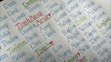 Handwriting relaxing 10/12 #handwriting #calligraphy #lettering #drawing #satisfying #relaxing