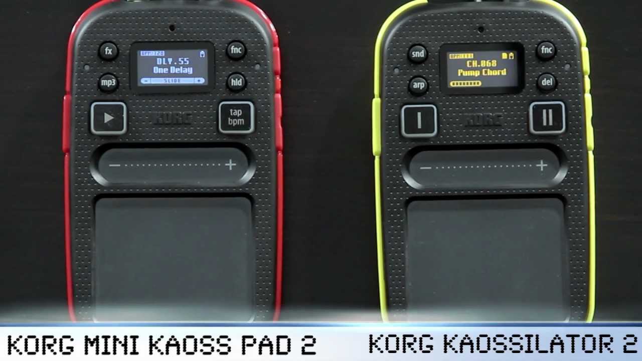 Korg Kaossilator 2 & Mini Kaoss Pad 2 Overview & Demo | UniqueSquared.com