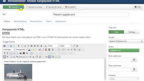 module maken Joomla 3