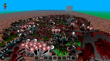 Too Much Sprunki Incredibox Phase 3 Mod In Maze in Minecraft PE