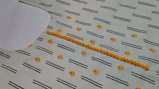 Neck design / How to stitch potli buttons neck on kurti / buttons / screenshot 5