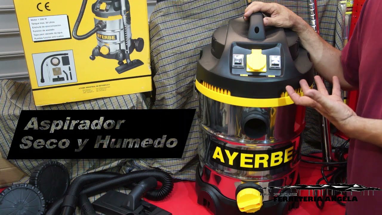Como Funciona un ASPIRADOR de Seco y HUMEDO, polvo y Agua - YouTube