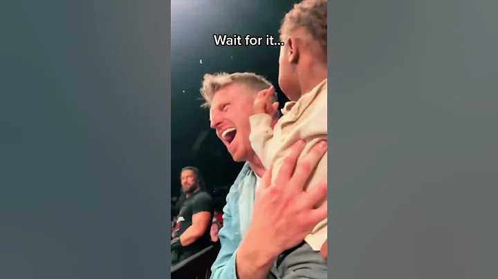 This two-year-old mean mugged Roman Reigns 😂❤️ (via @Steven & Ashley/TT)