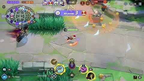 500 IQ Mew Solar Beam + Eject Button combo! | Pokemon UNITE