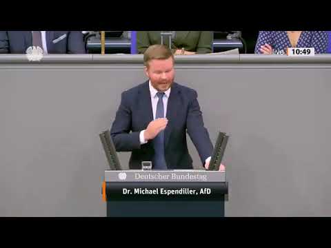 Every sentence a slap in the face for Merz and Klingbeil - Dr. Michael Espendiler, AfD - 9/8/2026