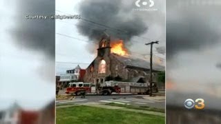 2-Alarm Fire Rips Through Historic Tacony Church