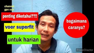 Penting diketahui!!?! Cara penggunaan voer superfit merah untuk harian