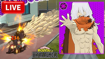 *FIXER + ALPHA DAMAGE* SHIGARAKI NEW QUIRKSET IS BUSTED! ULTRA RUMBLE CUSTOMS W/VIEWERS