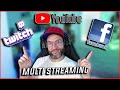 Comment streamer sur plusieurs plateforme en mme temps et gratuitement  multistreaming restreamio