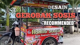 Desain Gerobak Sosis Mudah Ditiru "Recommended"