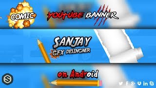 HOW TO MAKE AN AWESOME YOUTUBE BANNER ON ANDROID (PS touch)