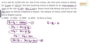 Quick Trick to Solve Simple Interest and Compound Interest Based Question | Advanced Example 7
