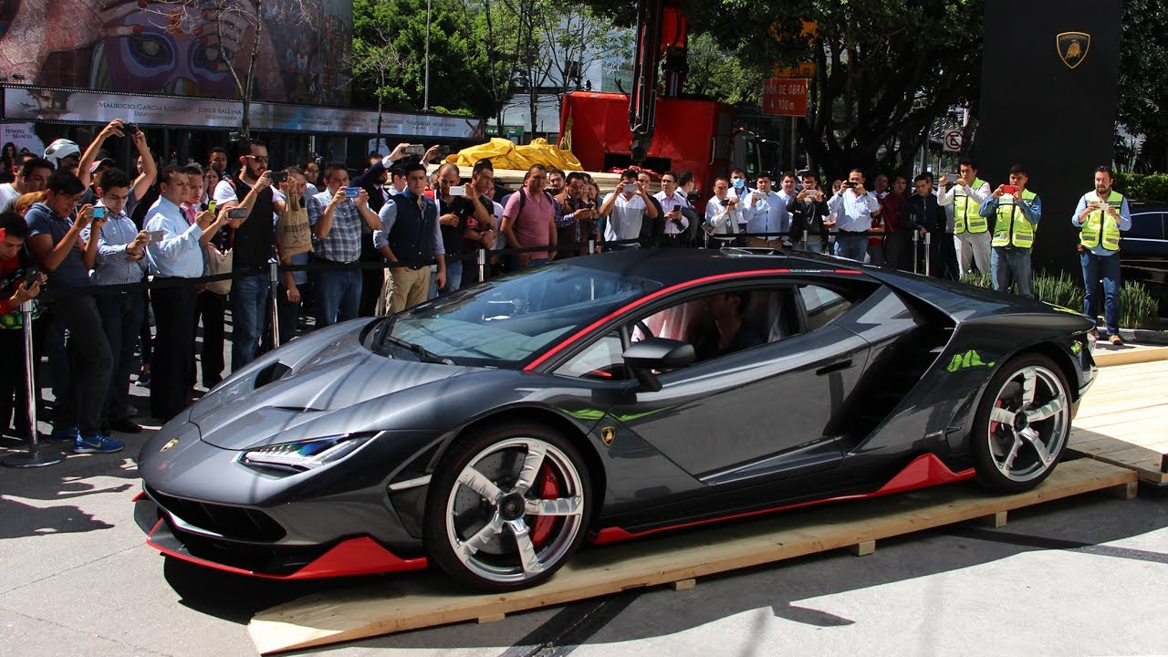 UNBOXING Lamborghini Centenario in Mexico - YouTube