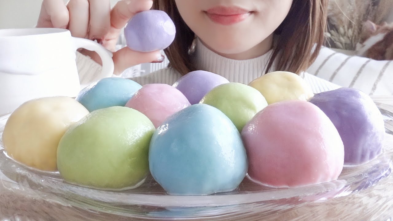 【咀嚼音】もっちもち食感がたまらない麩まんじゅうを食べる【ASMR/EATINGSOUNDS】