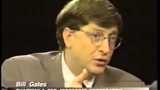 1996- Bill Gates Interview with Charlie Rose