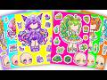 💈Paper DIY💈 Shining Sanrio Collection X Gacha Sticker Book #Kuromi #paperdiy #gachalife #asmr