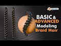 MASTER Blender modeling Braid Hair from Basic to Advanced!
