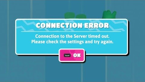 FALL GUYS - Connection Error | Connection to the server timed out