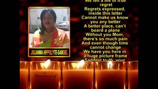 Julianna Hippolyte Samuel memorial