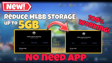 *NEW*  HOW TO REDUCE YOUR MLBB STORAGE | RUNNING OUT STORAGE PROBLEM SOLVED USING THIS TIPS & TRICKS