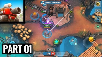 Pico Tanks: Mayhem Multijogador - Gameplay Walkthrough Part 1 - Tutorial (iOS, Android)