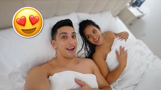 OUR FIRST NIGHT SLEEPING TOGETHER IN THE NEW HOUSE! *GETS JUICY*